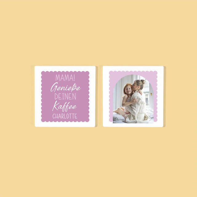 Fotokolaż: Pysznej Kawusi Mama - Podkładki Pod Kubki | DE