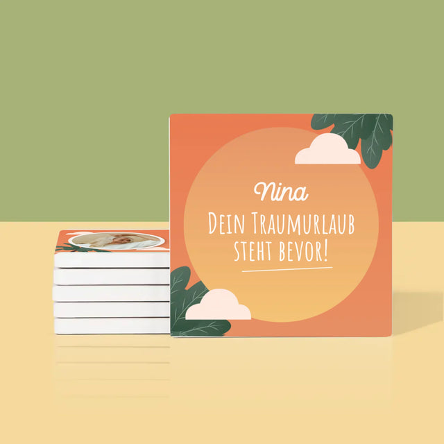 Fotokolaż: Wymarzony Odpoczynek - Podkładki Pod Kubki | DE