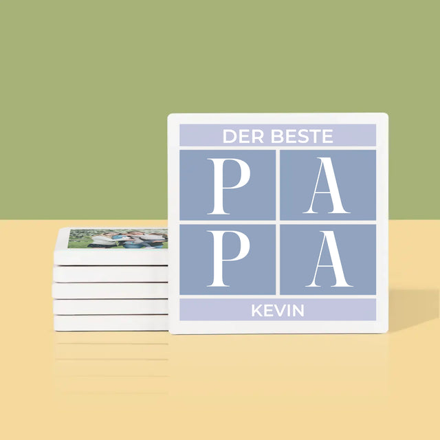 Fotokolaż: Najlepszy Tata - Podkładki Pod Kubki | DE