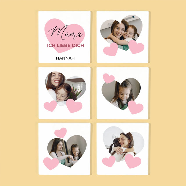 Fotokolaż: Mamusia - Podkładki Pod Kubki | DE