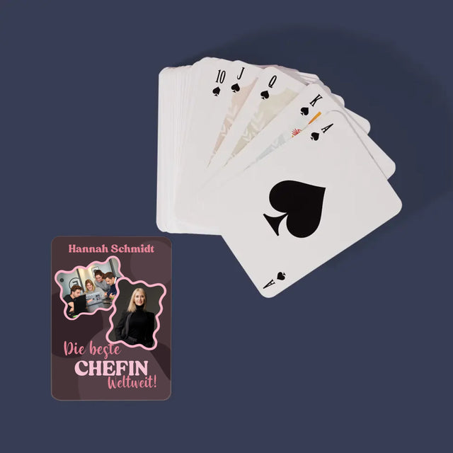 Fotokolaż: Najlepsza Szefowa - Karty Do Gry | DE