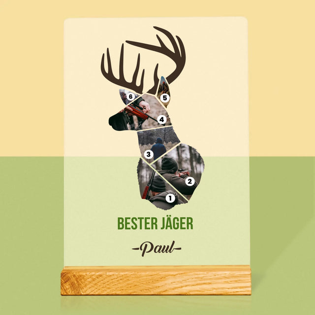 Kształt Ze Zdjęć: Najlepszy Myśliwy - Wydruk Na Szkle Akrylowym | DE