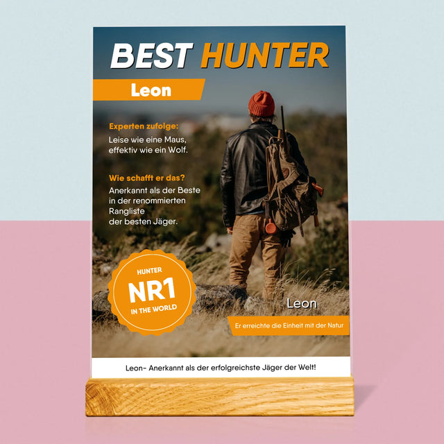 Okładka Magazynu: Best Hunter - Wydruk Na Szkle Akrylowym | DE