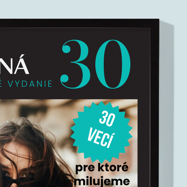Okładka Magazynu: Szczęśliwa 30 - Wydruk Obramowany | SK