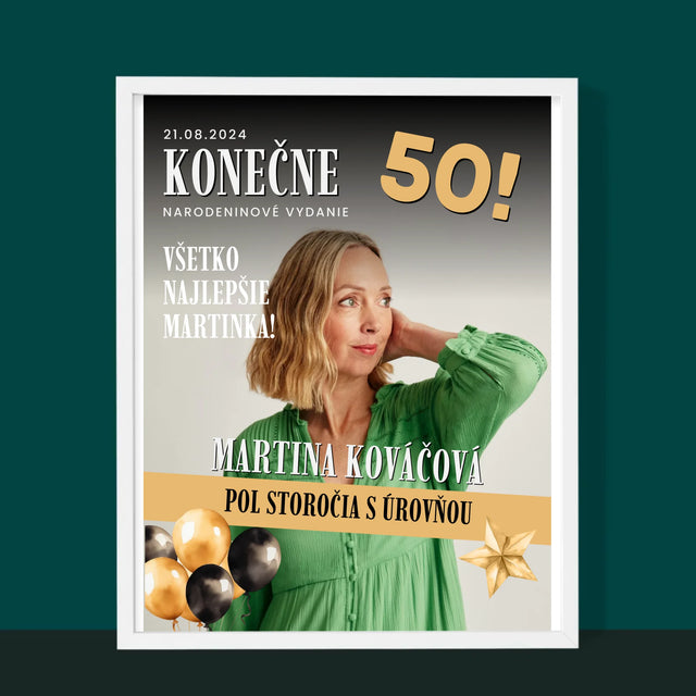 Okładka Magazynu: Nareszcie 50 - Wydruk Obramowany | SK