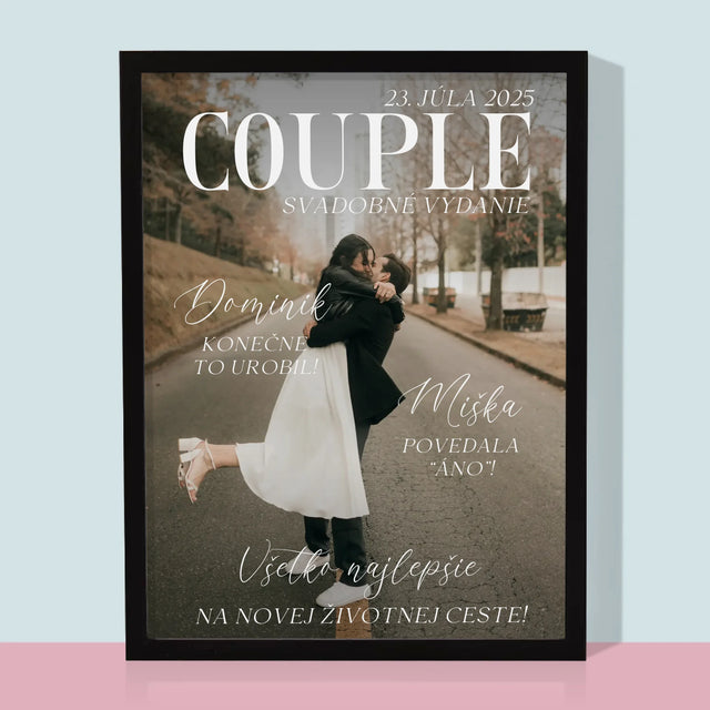 Okładka Magazynu: Couple - Wydruk Obramowany | SK