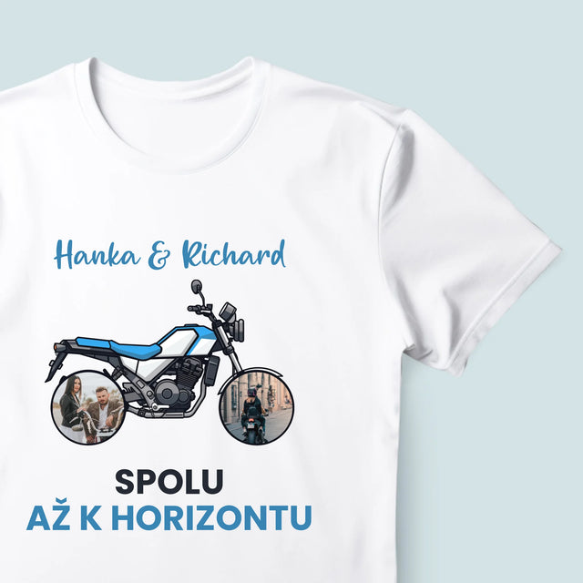 Fotokolaż: Razem Po Horyzont - Koszulka Męska z Nadrukiem | SK