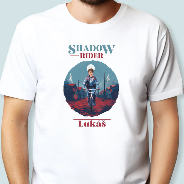 Twoja Postać: Shadow Rider - Koszulka Męska z Nadrukiem | SK