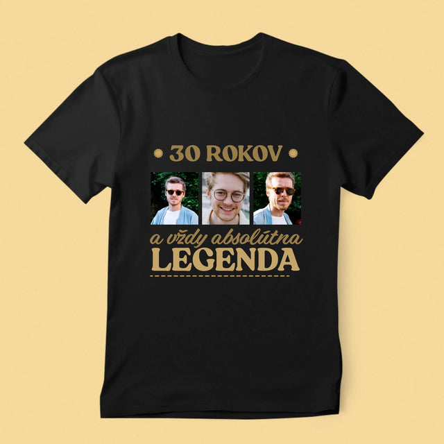 Fotokolaż: 30 Lat Bycia Legendą - Koszulka Męska | SK