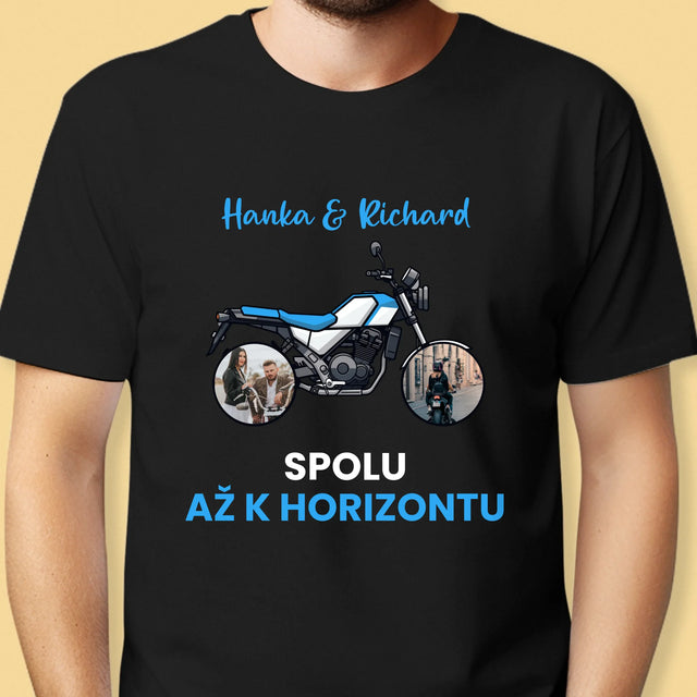Fotokolaż: Razem Po Horyzont - Koszulka Męska z Nadrukiem | SK