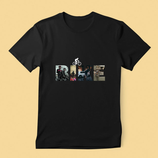 Słowo Ze Zdjęć: Bike - Koszulka Męska z Nadrukiem | SK
